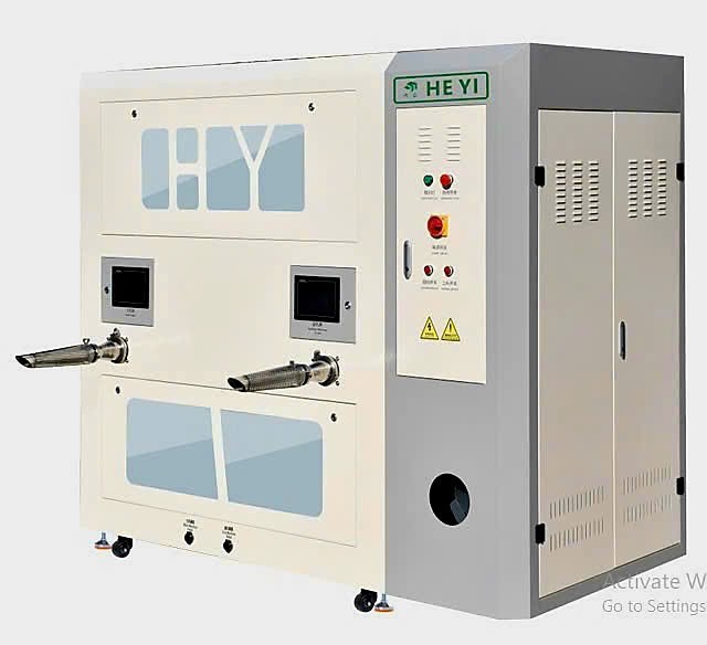 Máy thổi bông gòn, bông xé tự động 2 đầu ra, hiệu HEYI